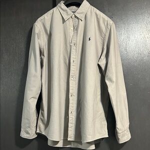 Polo by Ralph Lauren Light Gray Casual Shirt